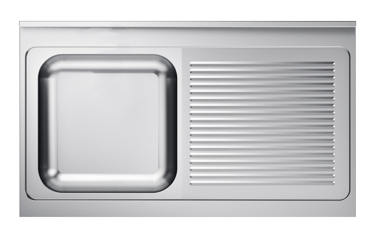 600 ÉVIER 1 À GAUCHE 1200 COMBISTEEL 7013.1310