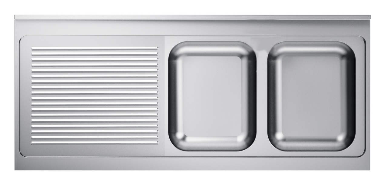 600 ÉVIER 2 À DROITE 2000 COMBISTEEL 7013.1405