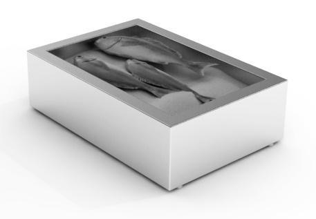 BAC À GLACE PILÉE EN CONSTRUCTION 1/1 GN COMBISTEEL 7013.2700