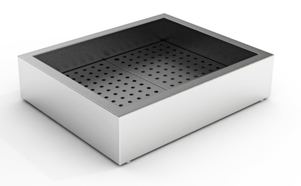 BAC À GLACE PILÉE EN CONSTRUCTION 2/1 GN COMBISTEEL 7013.2705