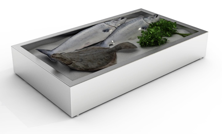 BAC À GLACE PILÉE EN CONSTRUCTION 3/1 GN COMBISTEEL 7013.2710