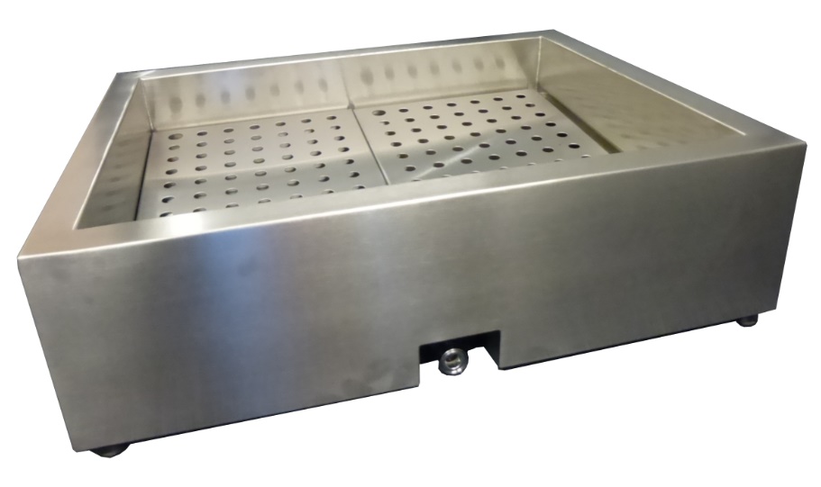 BAC À GLACE PILÉE INCLINÉ 4/1 GN AISI 304  VIDANGE CÔTÉ FONCTIONNEMENT COMBISTEEL 7013.2795