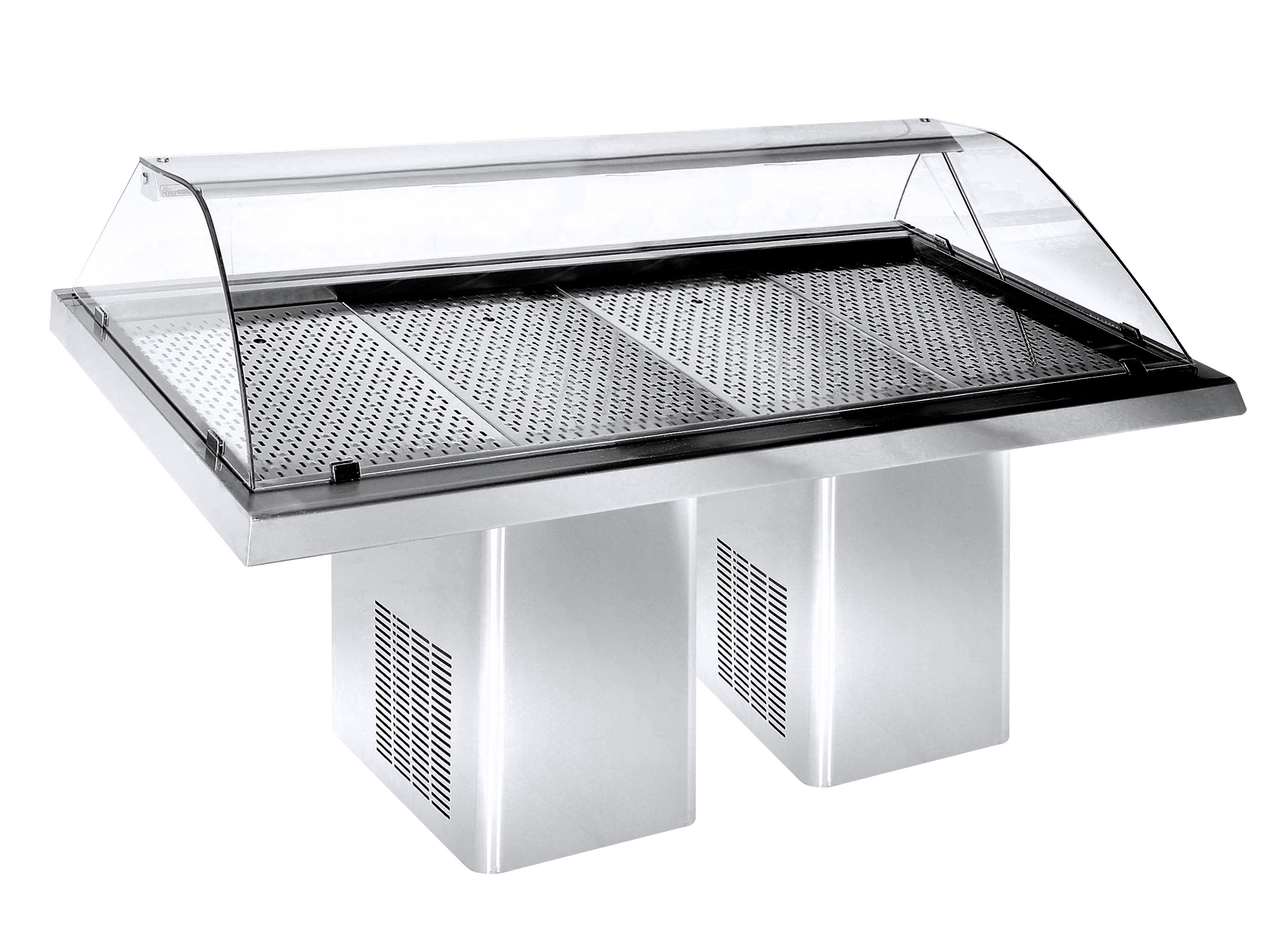 VITRINE RÉFRIGÉRÉE DE POISSON 2.3  *TRANSPORT SUR DEMANDE* COMBESTEEL 7083.0020