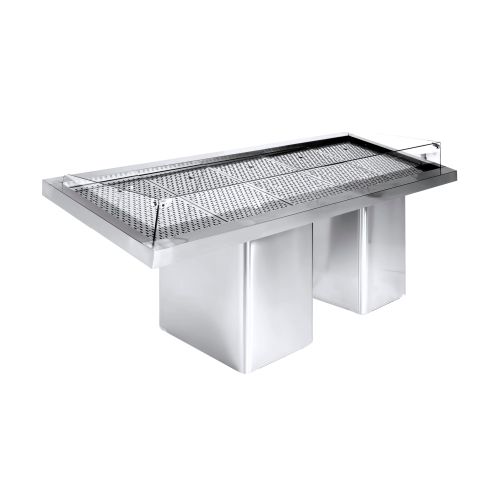 VITRINE DE POISSON LIBRE-SERVICE 2.3  *TRANSPORT SUR DEMANDE* COMBESTEEL 7083.0030