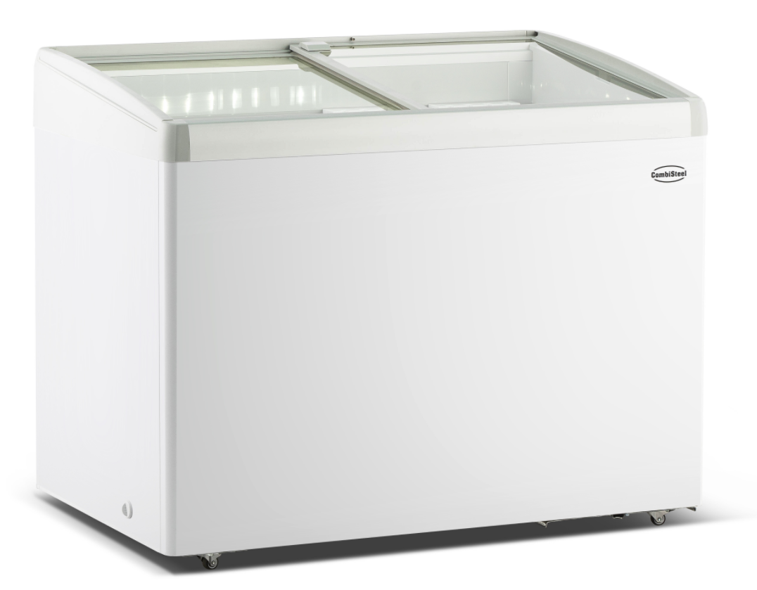 CONGÉLATEUR BAHUT COUVERCLE EN VERRE LOTTE 336L COMBESTEEL 7086.0030