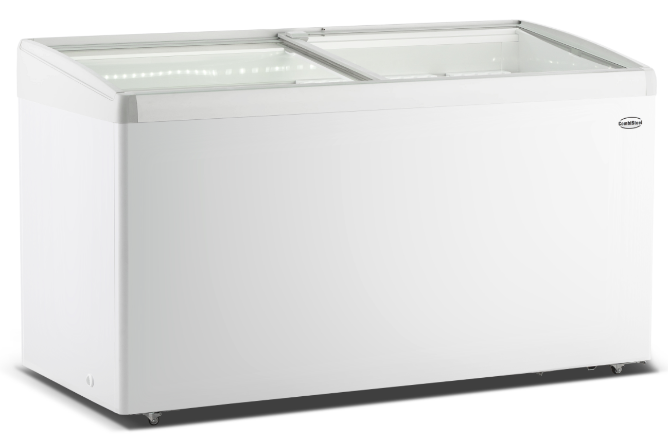 CONGÉLATEUR BAHUT COUVERCLE EN VERRE LOTTE-456 COMBESTEEL 7086.0040