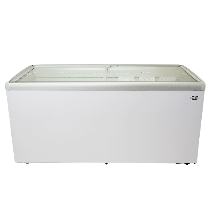 CONGÉLATEUR BAHUT COUVERCLE EN VERRE LOTTE-586 COMBESTEEL 7086.0050