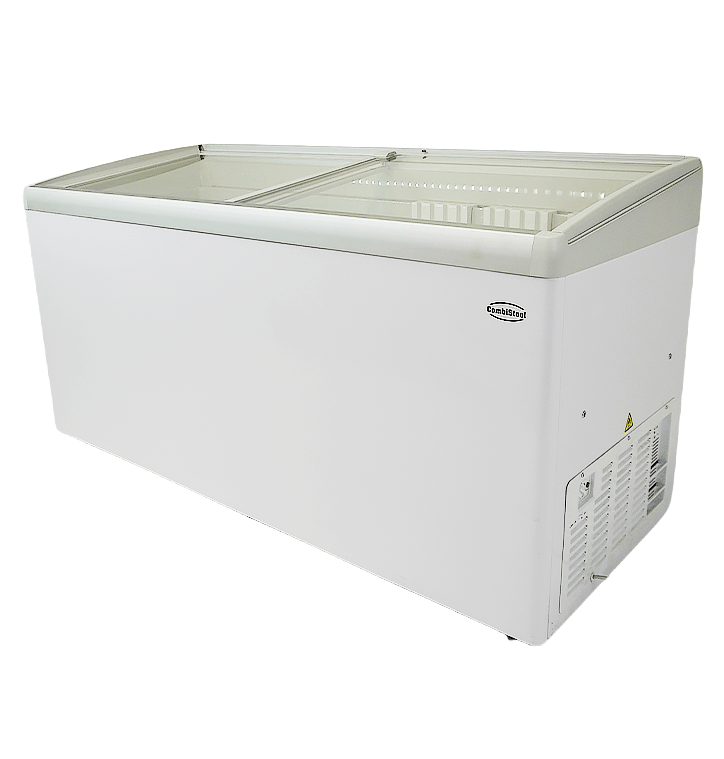 CONGÉLATEUR BAHUT COUVERCLE EN VERRE LOTTE-516 COMBESTEEL 7086.0045