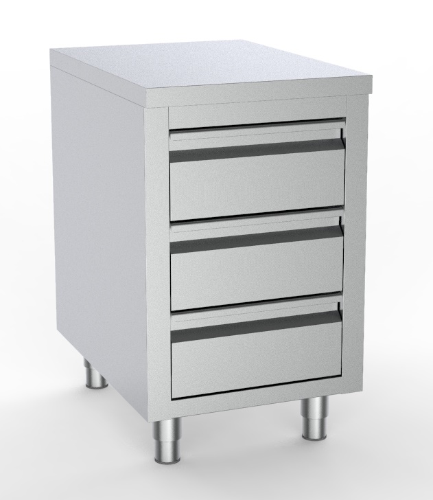 700 TABLE DE TRAVAIL AVEC 3 TIROIRS 500 COMBESTEEL 7333.0280