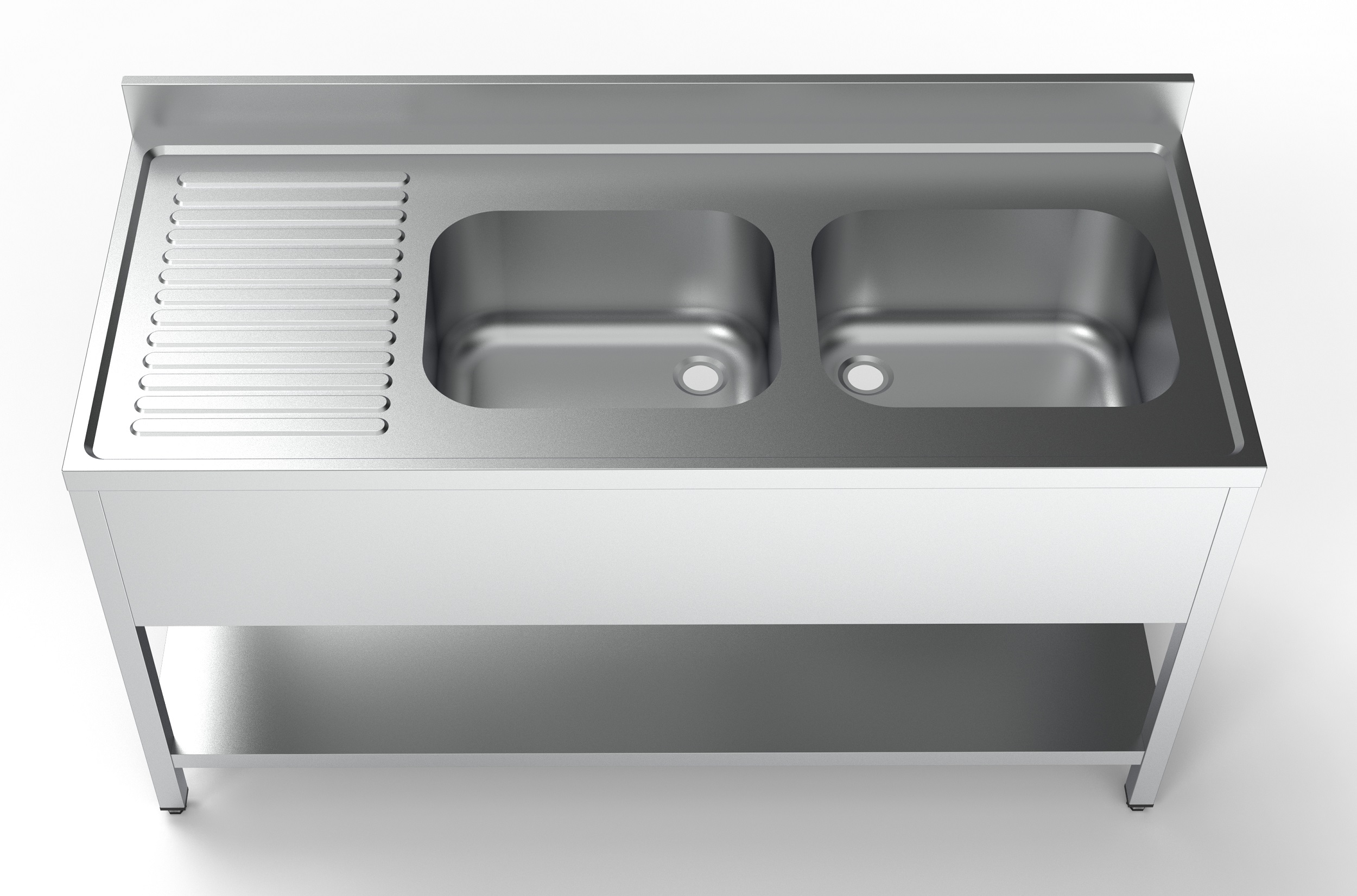 700 BLOC-ÉVIER ÉTAGÈRE 2 À DROITE 1600 COMBESTEEL 7333.0855