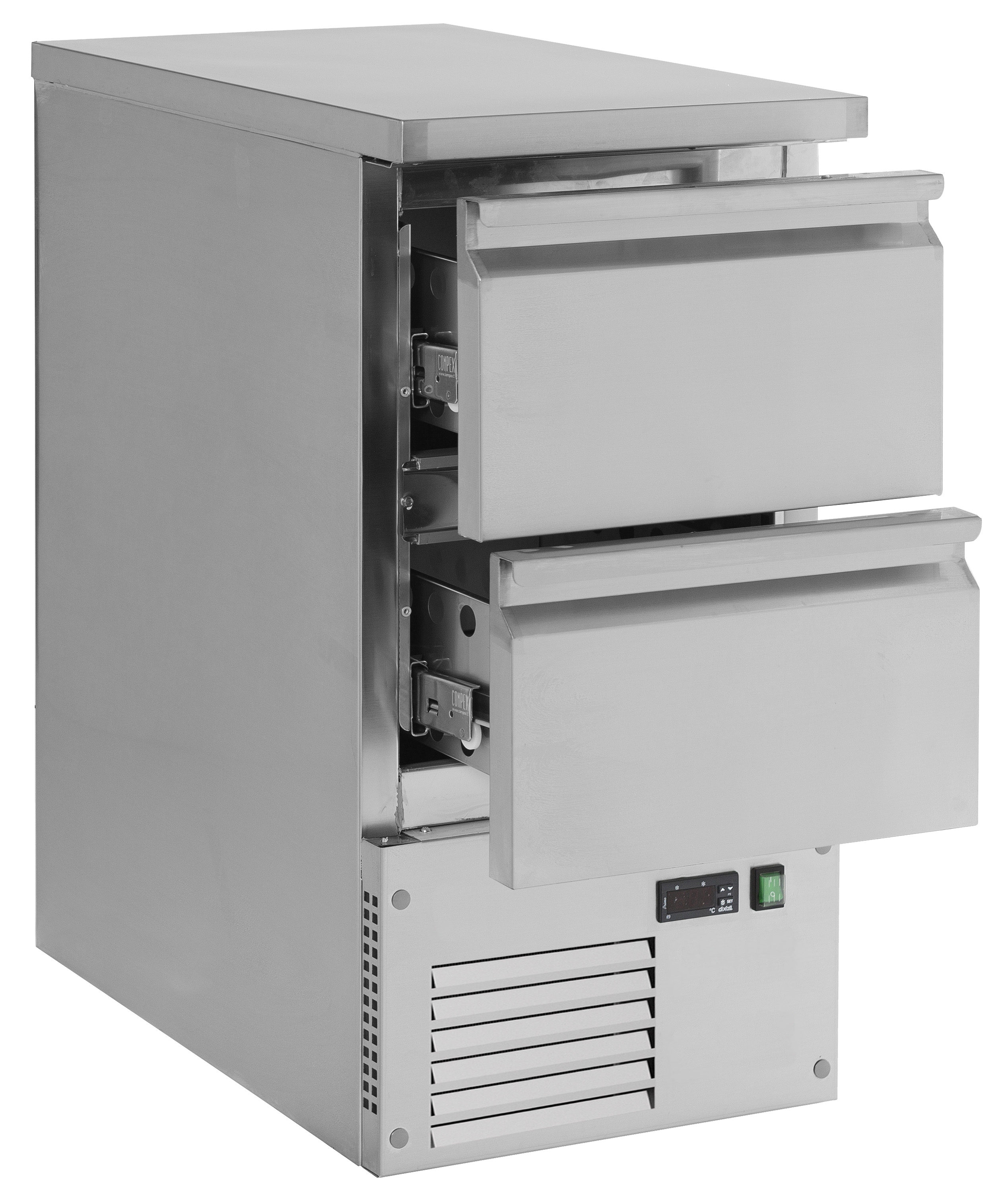 TABLE RÉFRIGÉRÉE 2 TIROIRS COMBESTEEL 7450.0735