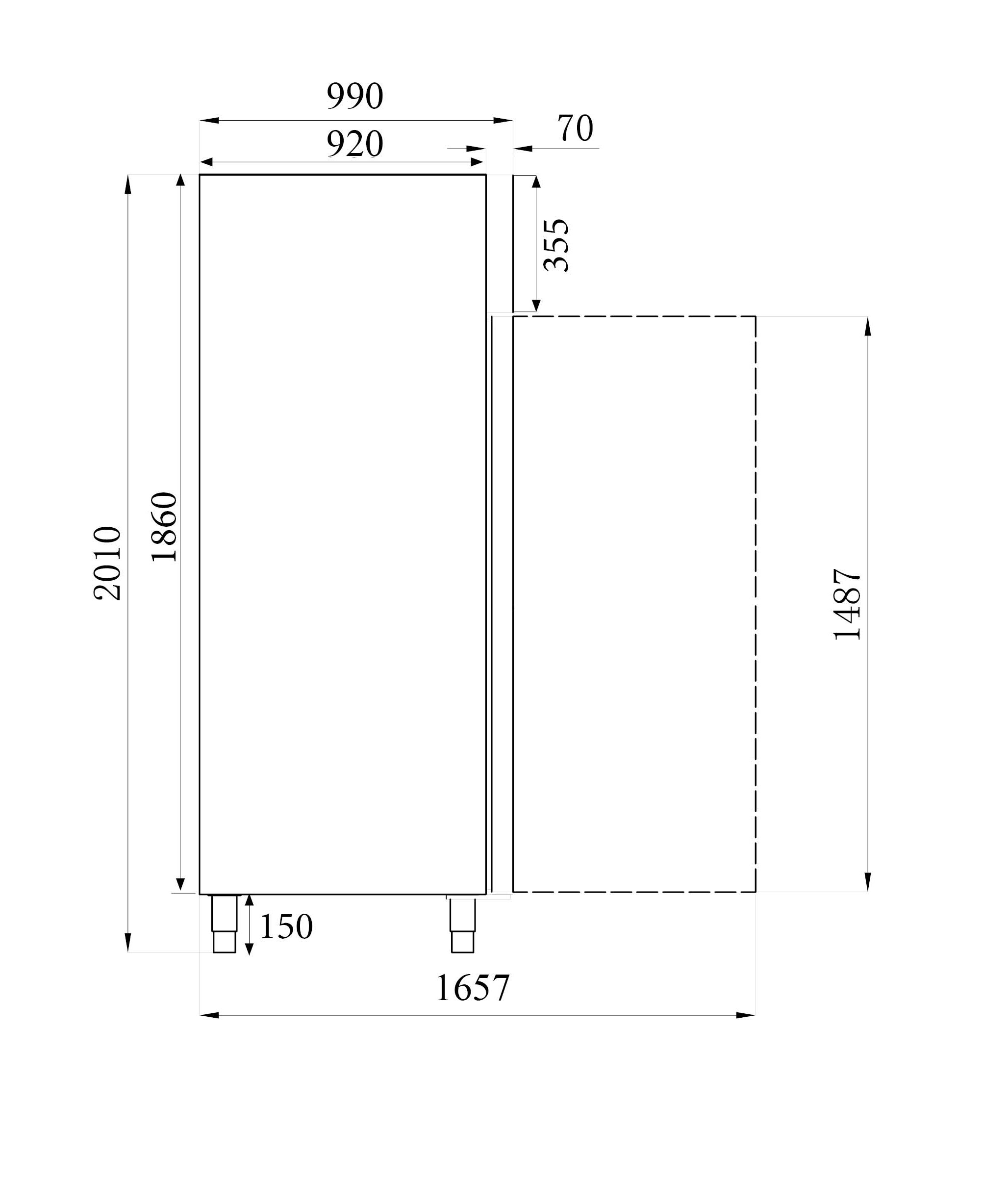 CONGÉLATEUR PÂTISSERIE COMBESTEEL 7450.1210