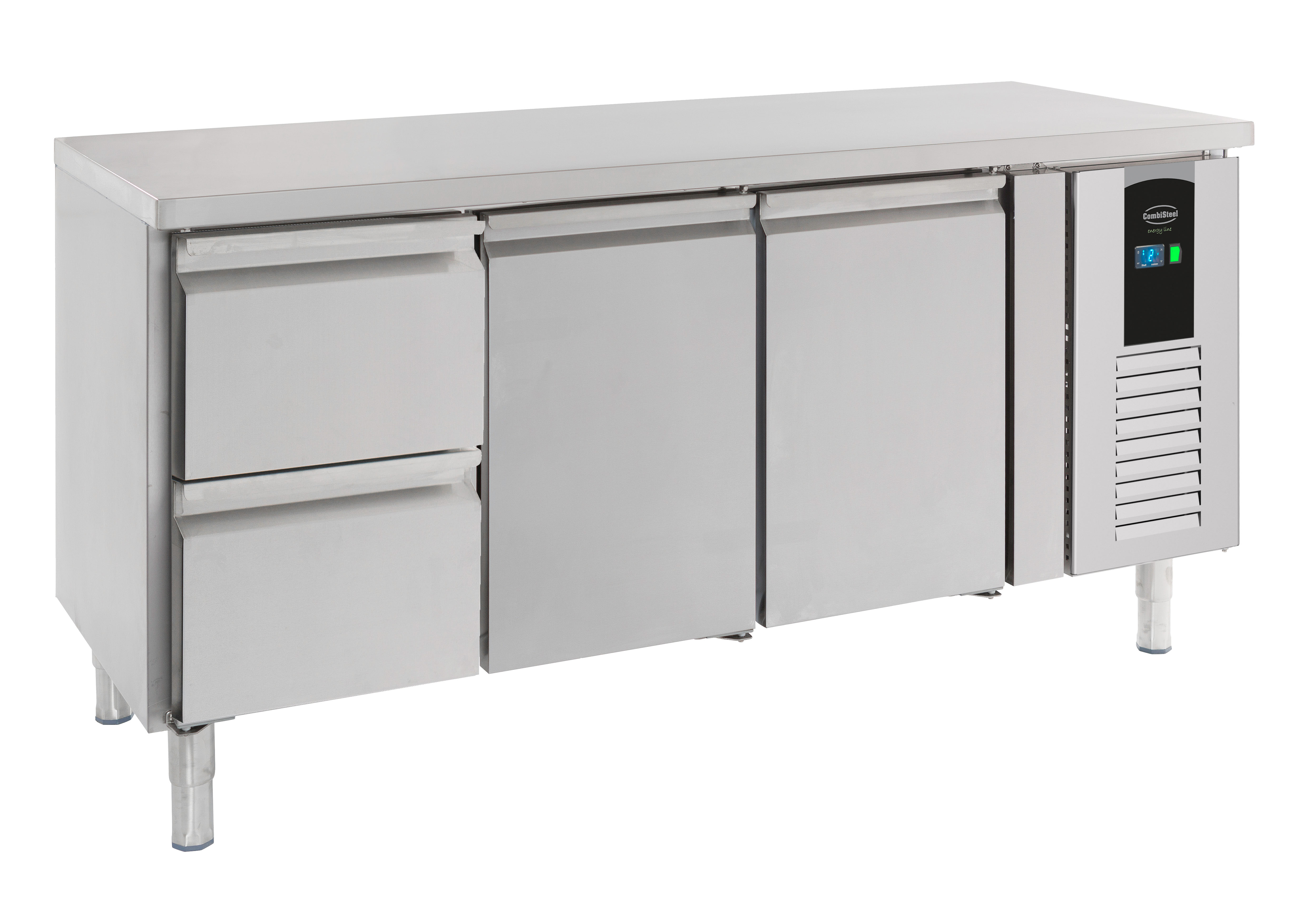700 TABLE RÉFRIGÉRÉE 2 PORTES ET 2 TIROIRS ENERGY LINE COMBESTEEL 7450.5020