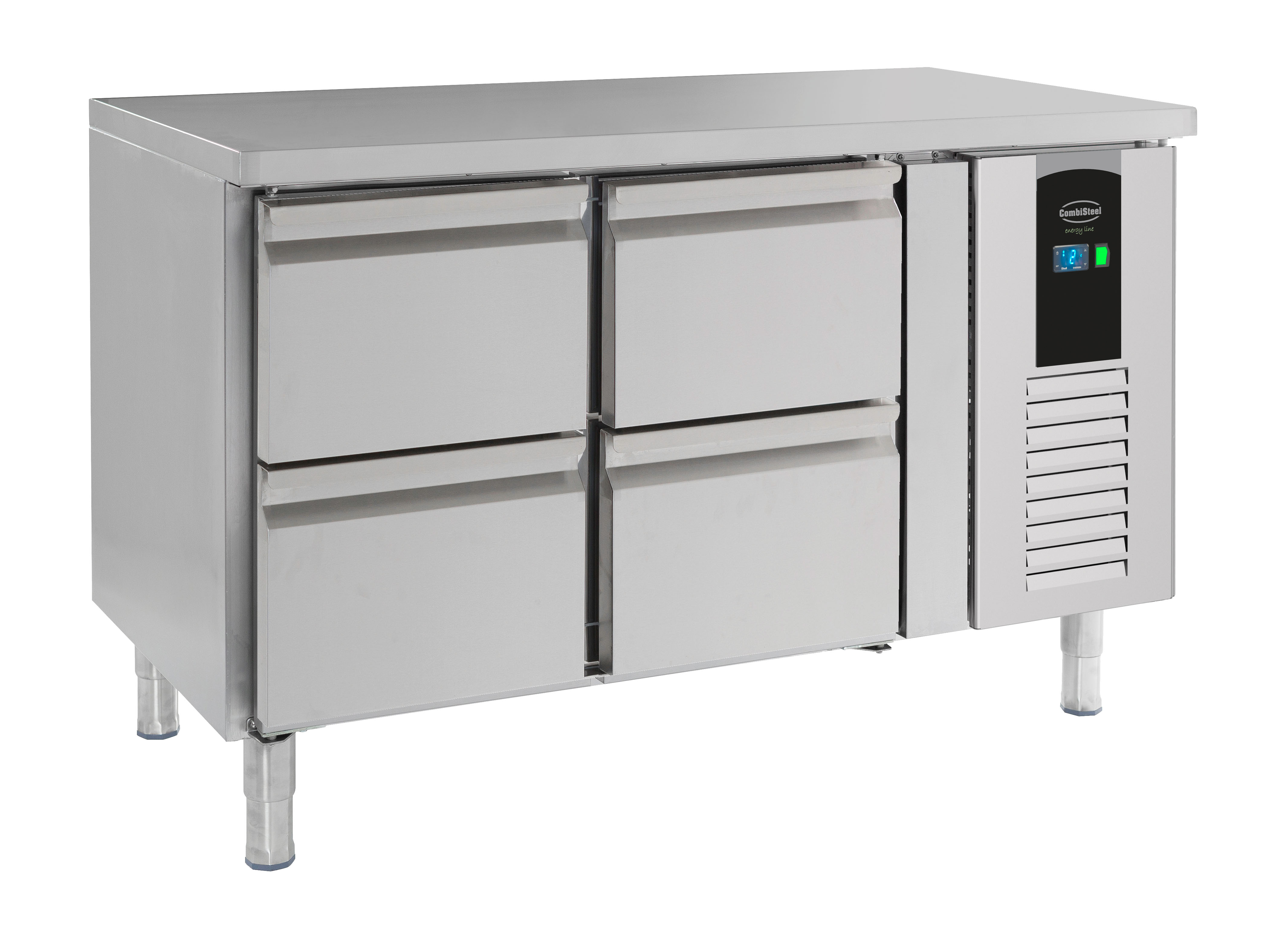 700 TABLE RÉFRIGÉRÉE 4 TIROIRS ENERGY LINE COMBESTEEL 7450.5040