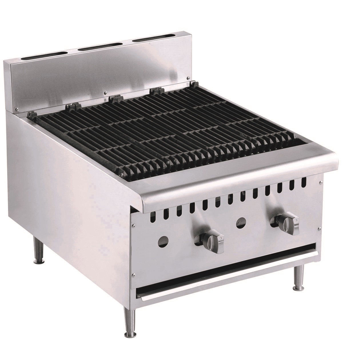 GRILL PIERRE LAVIQUE GAZ 2 BRÛLEURS COMBISTEEL 7455.0900