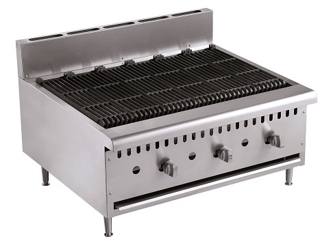 GRILL PIERRE LAVIQUE GAZ 3 BRÛLEURS COMBISTEEL 7455.0905