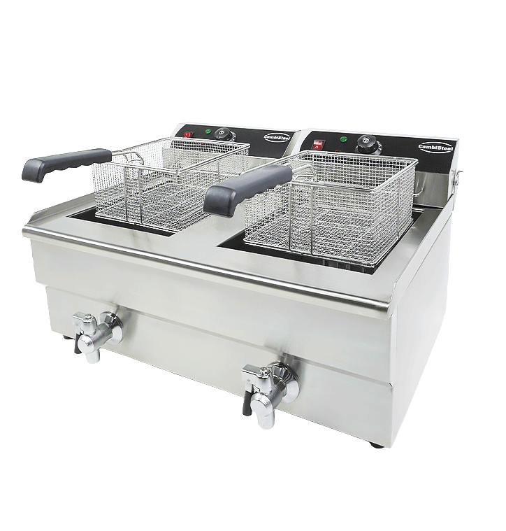 FRITEUSE POSABLE ÉLECTRIQUE 2X10 L COMBISTEEL 7455.1007