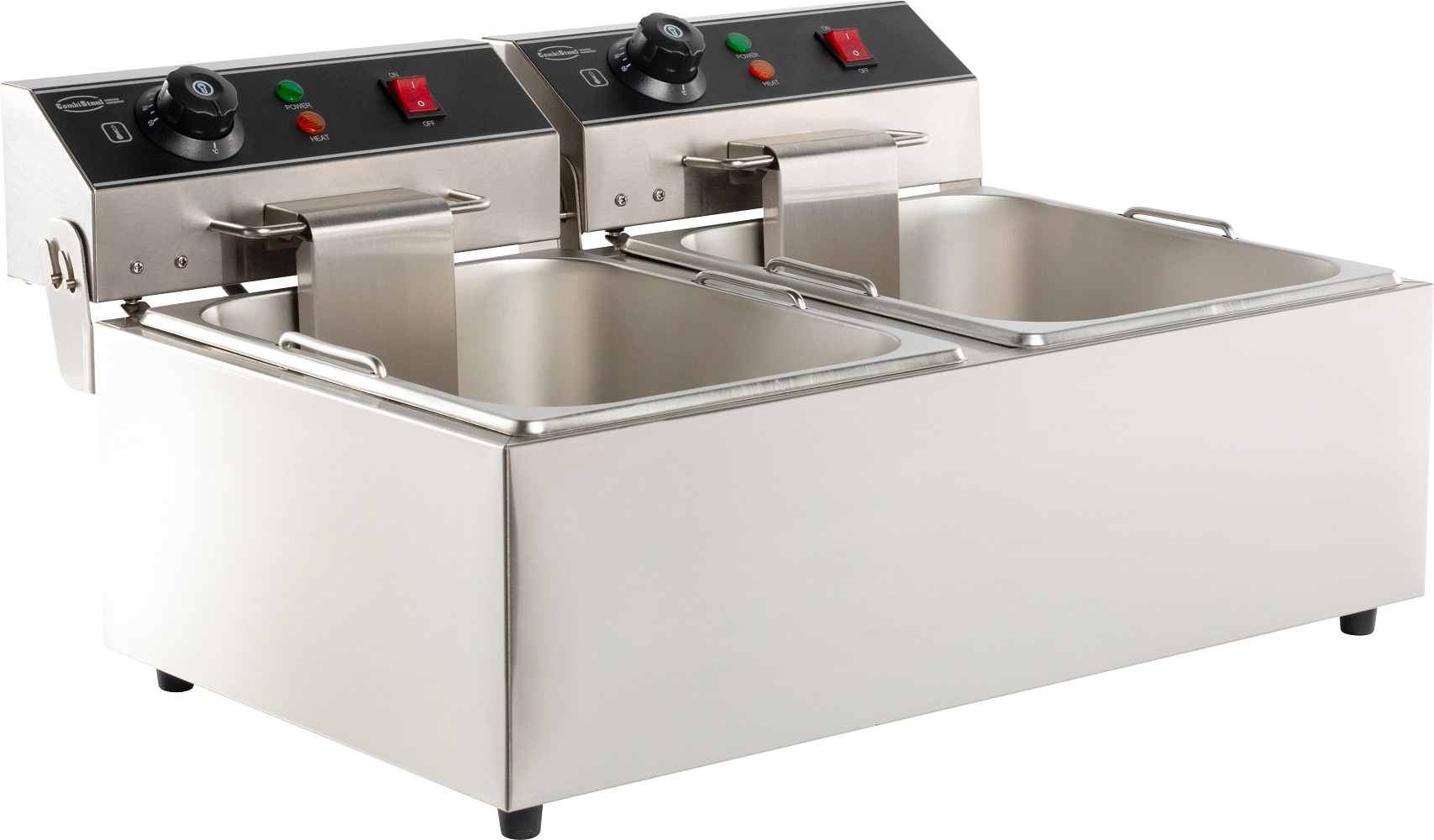 FRITEUSE POSABLE ÉLECTRIQUE 2X6 L COMBESTEEL 7455.1008