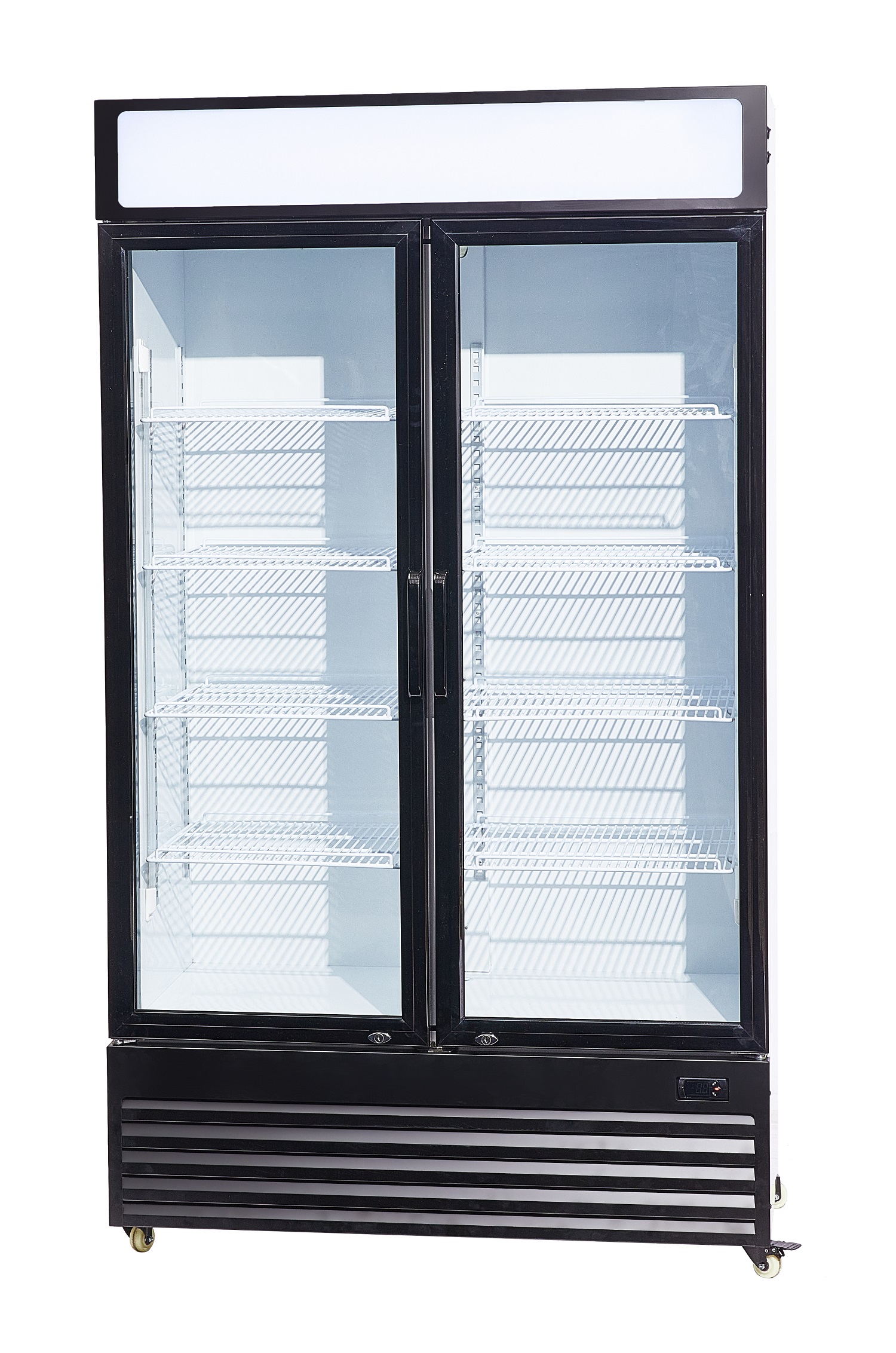 RÉFRIGÉRATEUR 2 PORTES EN VERRE BEZ-750 GD COMBESTEEL 7455.1390