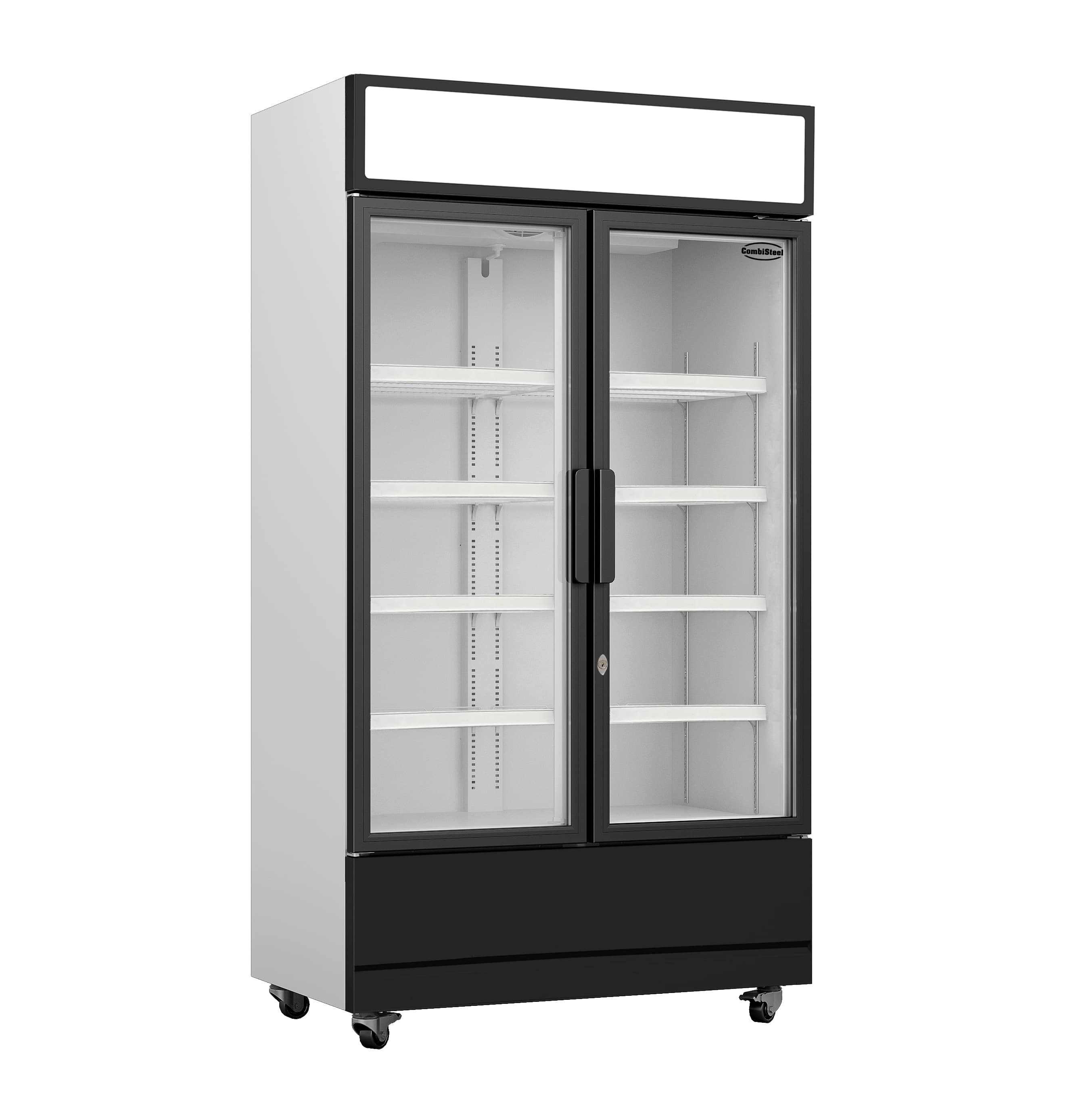 RÉFRIGÉRATEUR 2 PORTES EN VERRE FCU-750 COMBISTEEL 7455.2105