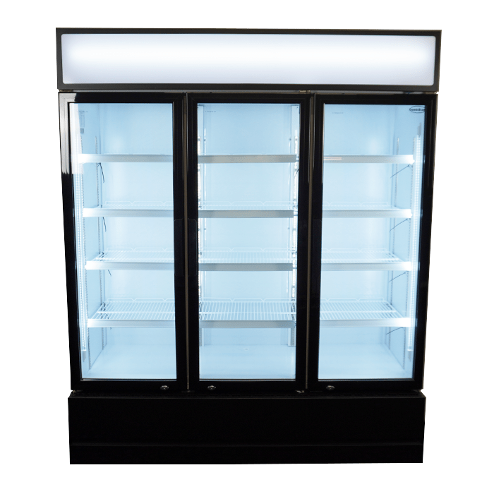 RÉFRIGÉRATEUR 3 PORTES EN VERRE FCU-1200 COMBESTEEL 7455.2110