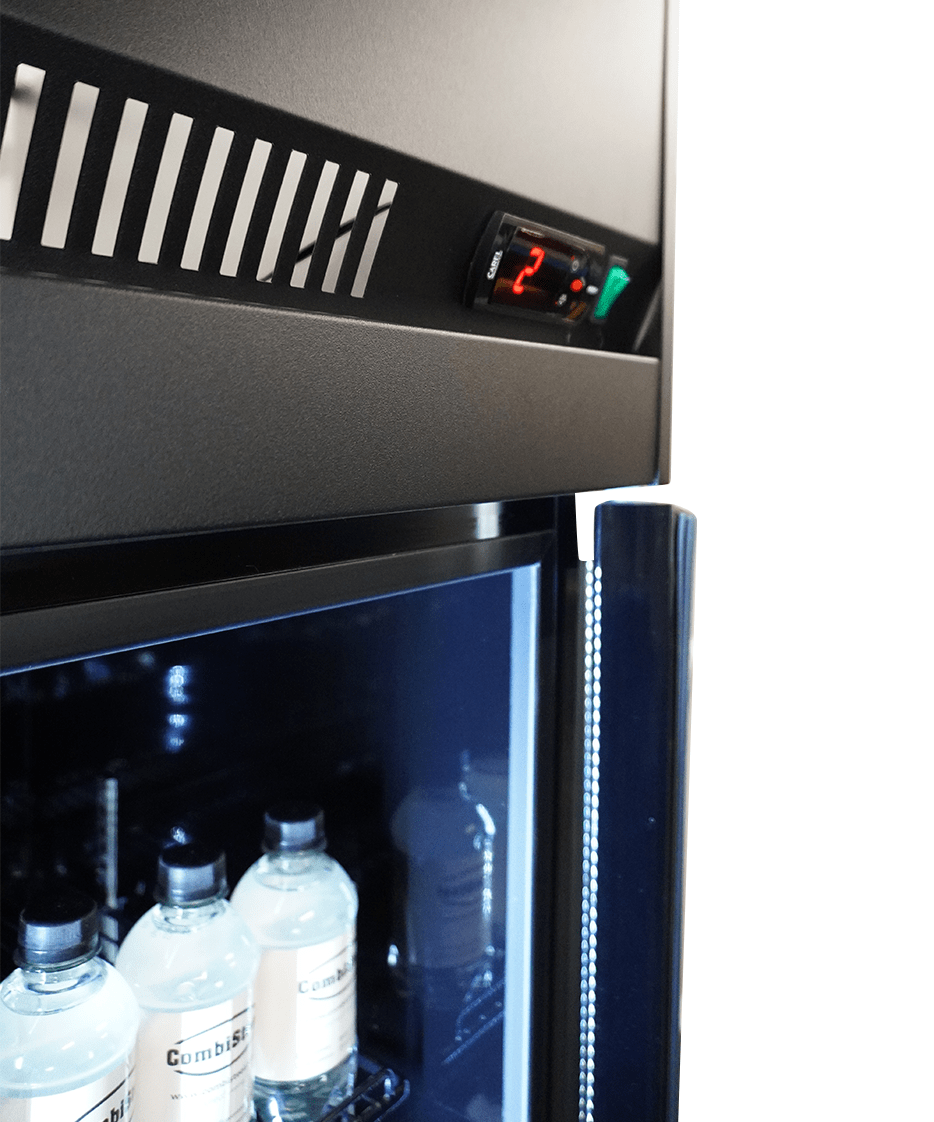 RÉFRIGÉRATEUR 3 PORTES EN VERRE IRM-1180R BL COMBESTEEL 7455.3155