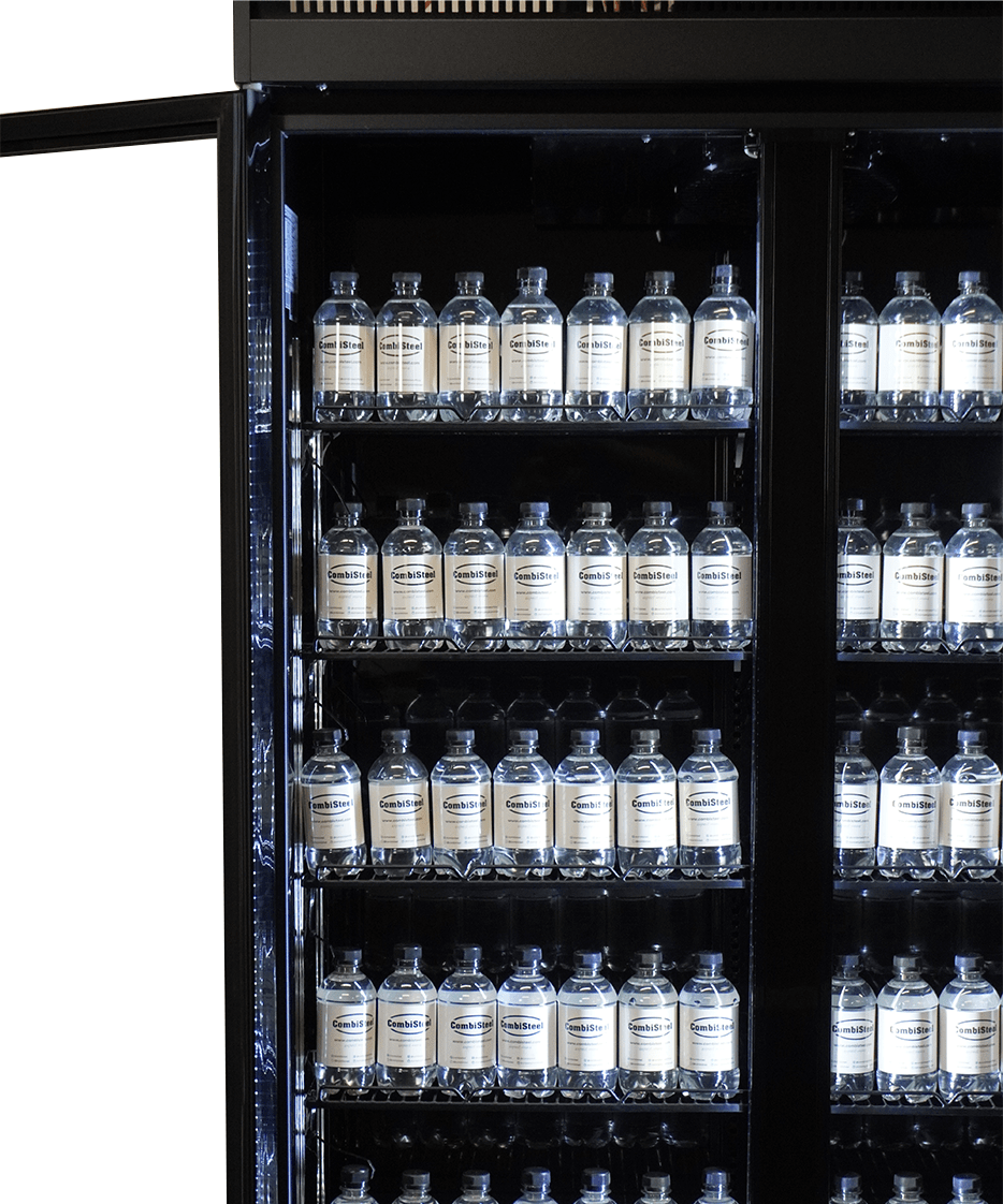 RÉFRIGÉRATEUR 3 PORTES EN VERRE IRM-1180R BL COMBESTEEL 7455.3155