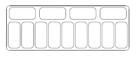 VITRINE À CREME GLACÉE MALTA 13X 5LTR COMBESTEEL 7472.0110
