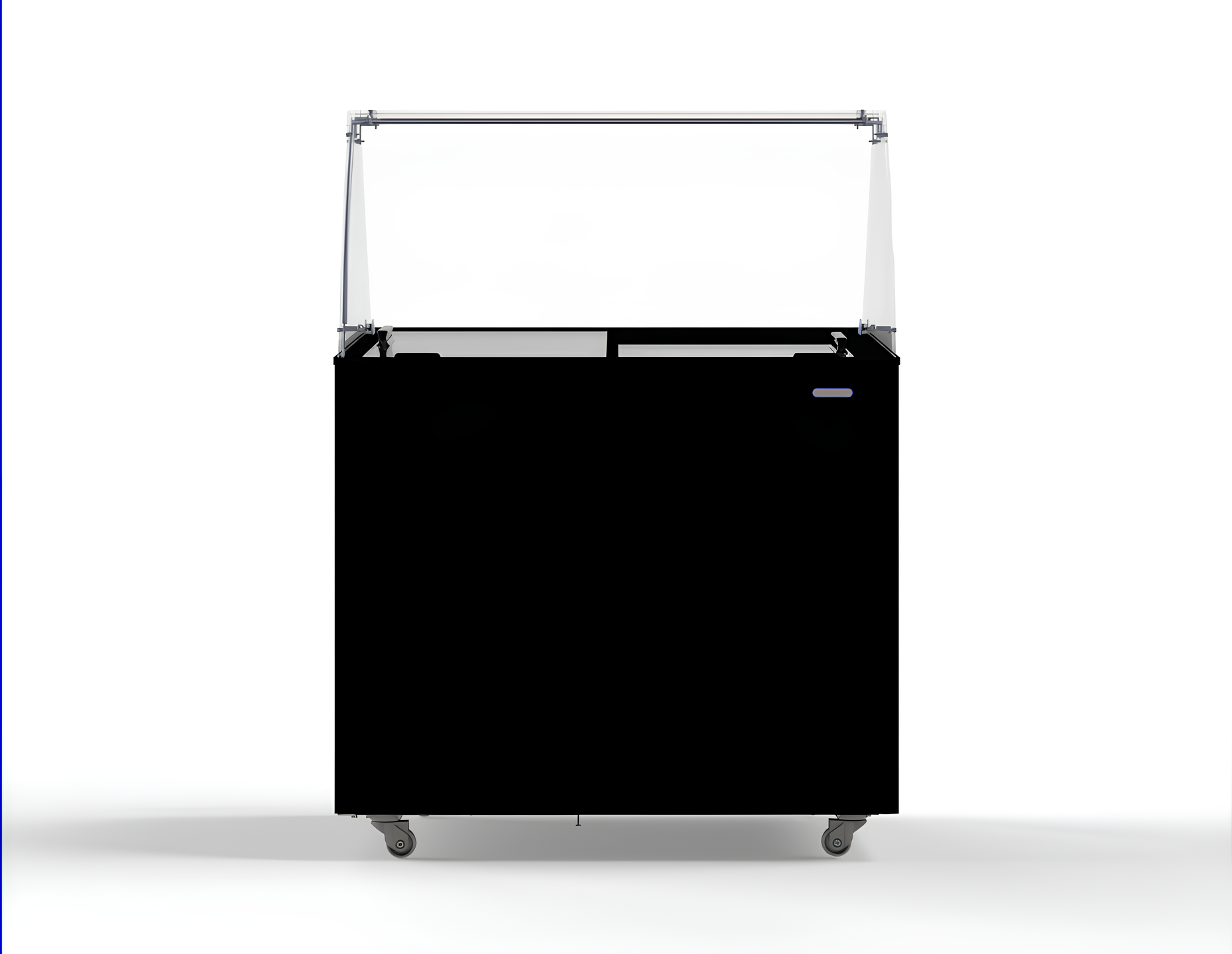 VITRINE À CREME GLACÉE CORSICA NOIR 6X5 LTR COMBESTEEL 7472.0124