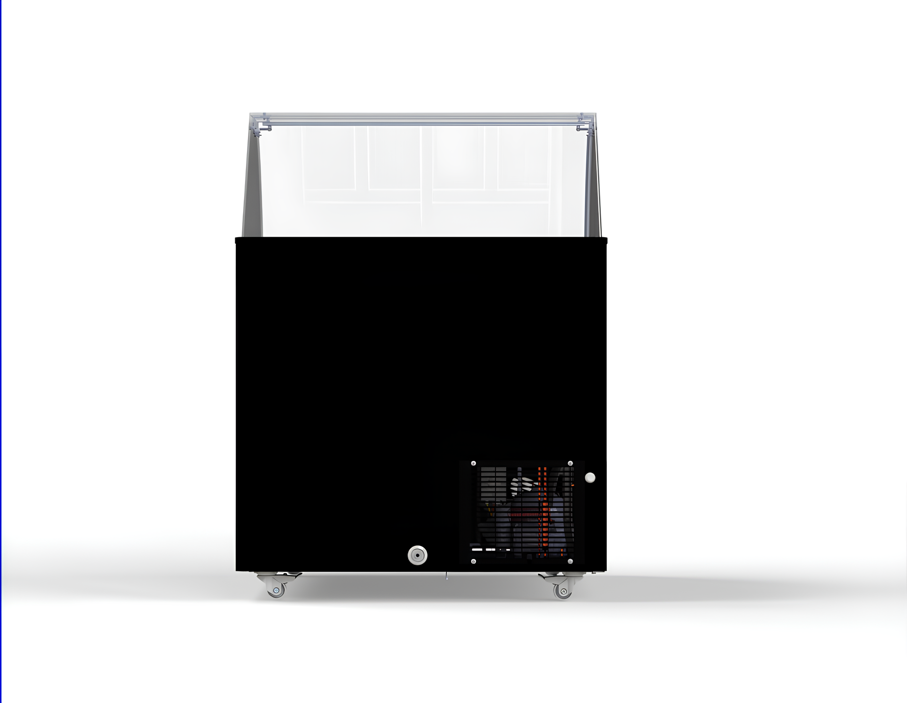 VITRINE À CREME GLACÉE CORSICA NOIR 6X5 LTR COMBESTEEL 7472.0124