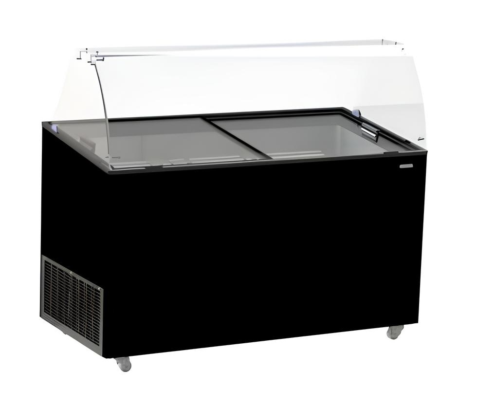 VITRINE À CREME GLACÉE TENERIFE NOIR 10X5 LTR COMBESTEEL 7472.0134