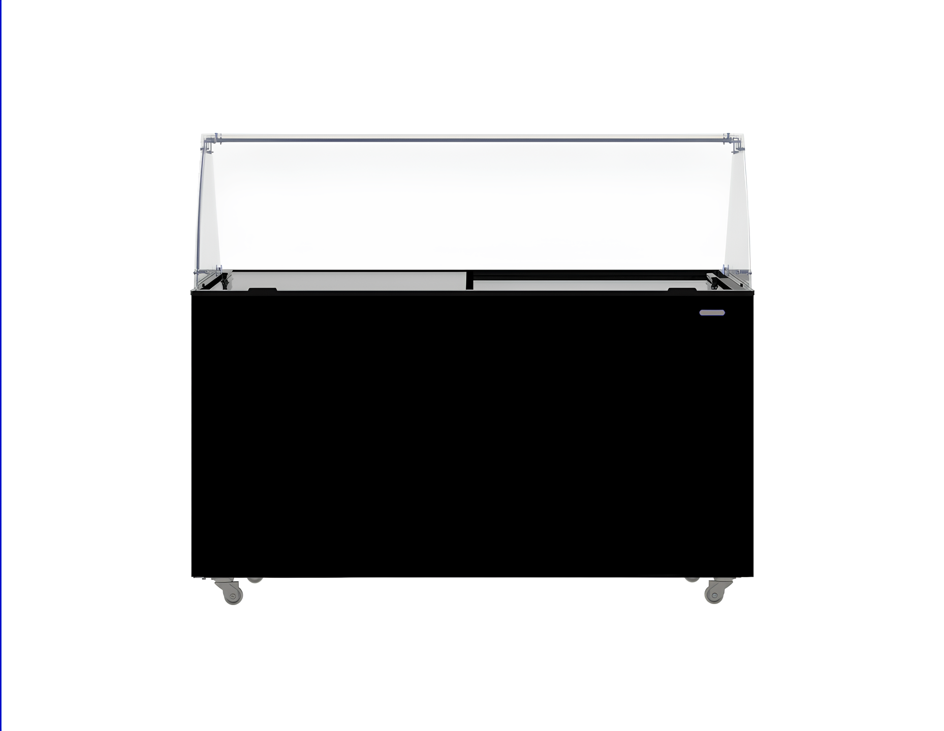 VITRINE À CREME GLACÉE TENERIFE NOIR 10X5 LTR COMBESTEEL 7472.0134