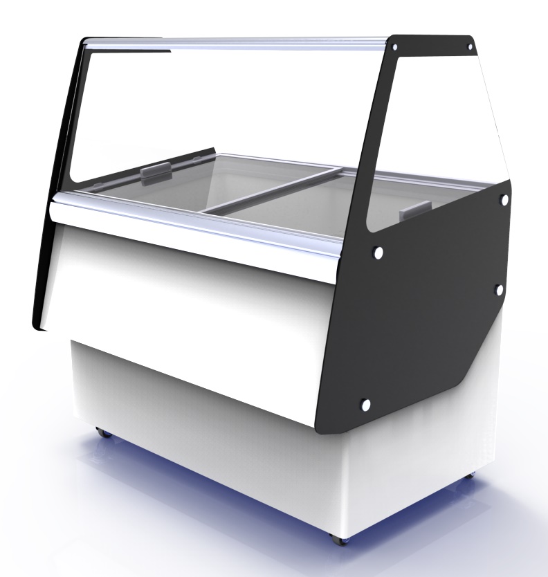 VITRINE À CREME GLACÉE IBIZA 8X5 LTR COMBESTEEL 7472.0140