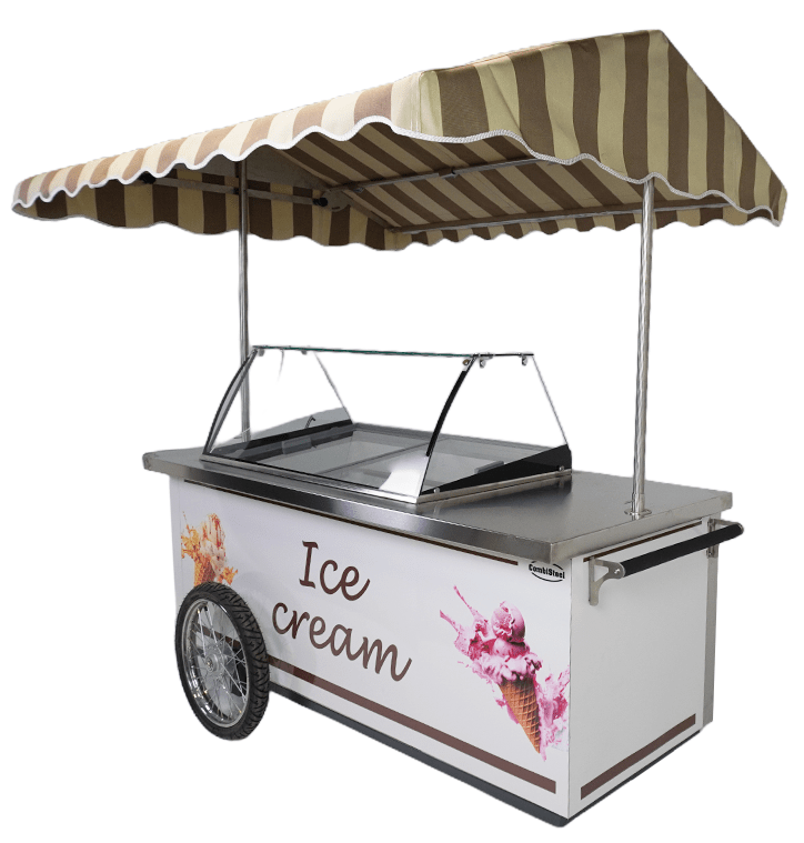 CHARIOT À GLACE RHODOS 9X5 LTR COMBESTEEL 7472.0170