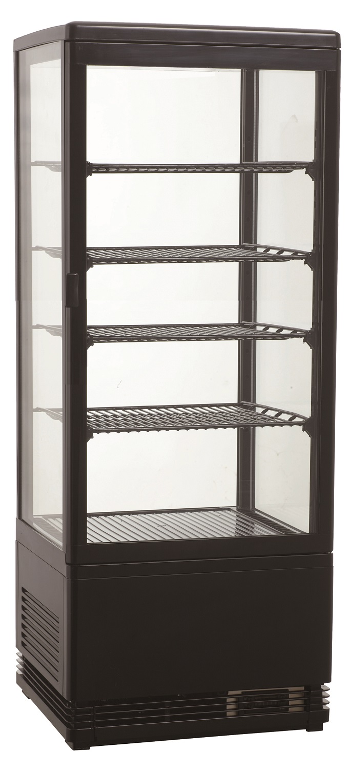 VITRINE RÉFRIGÉRATÉE 98L NOIR COMBESTEEL 7487.0180