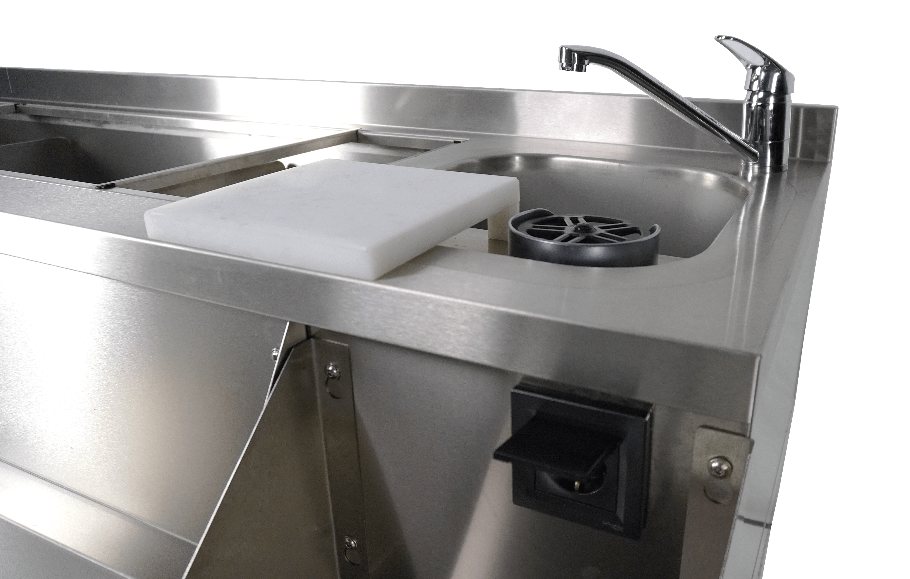 TABLE RÉFRIGÉRÉE 2 PORTES AVEC BAR À COCKTAILS COMBESTEEL 7489.6000