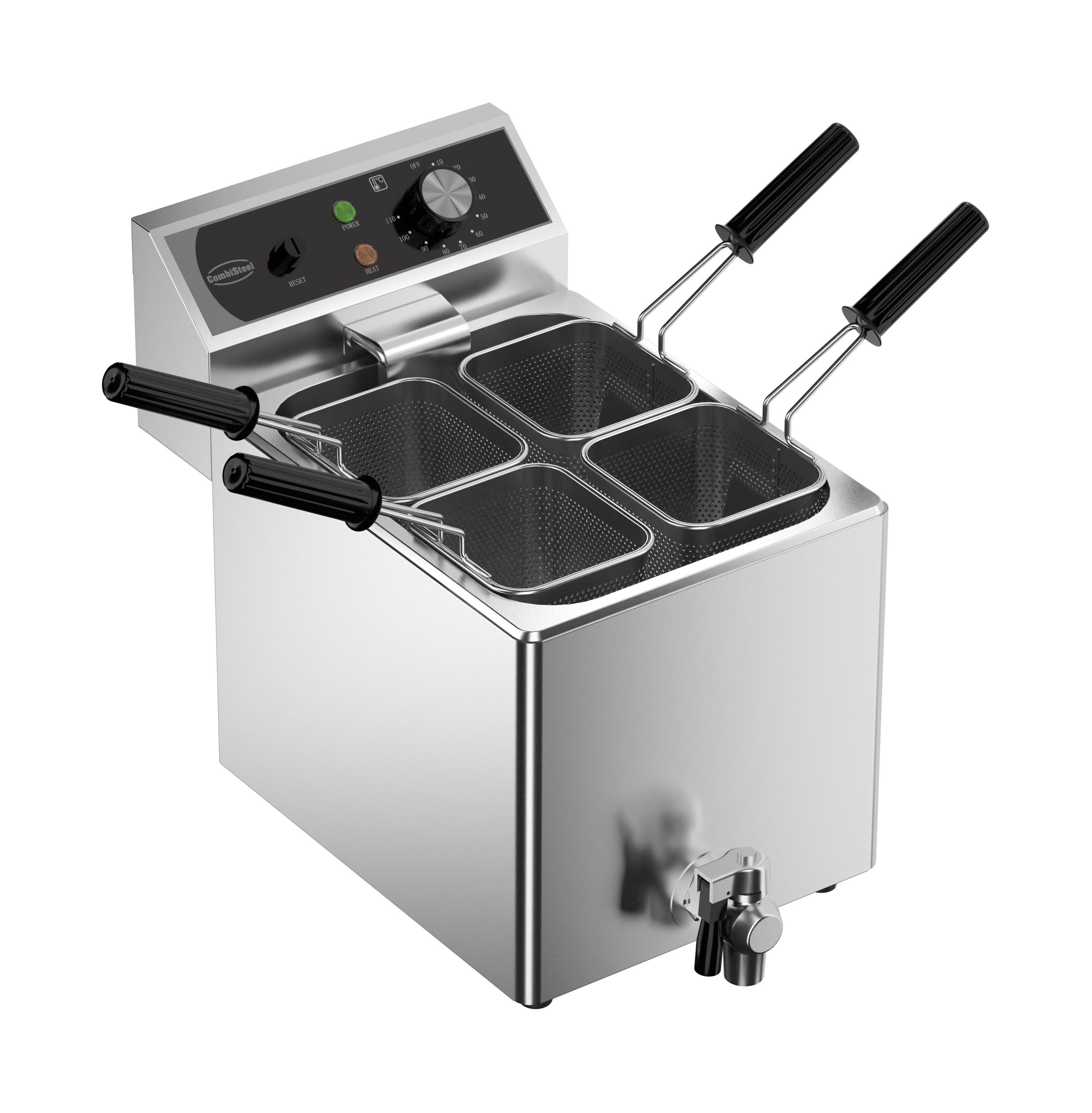 CUISEURS POUR PATES 8L INCL. PANIERS COMBESTEEL 7518.0150