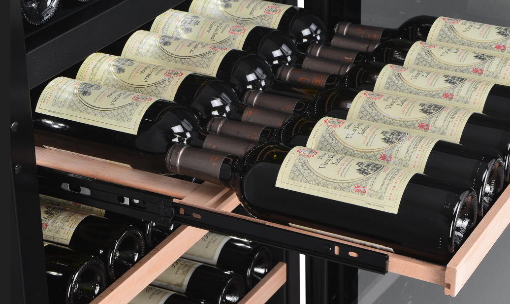 RAFRAÎCHISSEURS À VIN 379L DUAL ZONE COMBESTEEL 7525.0035