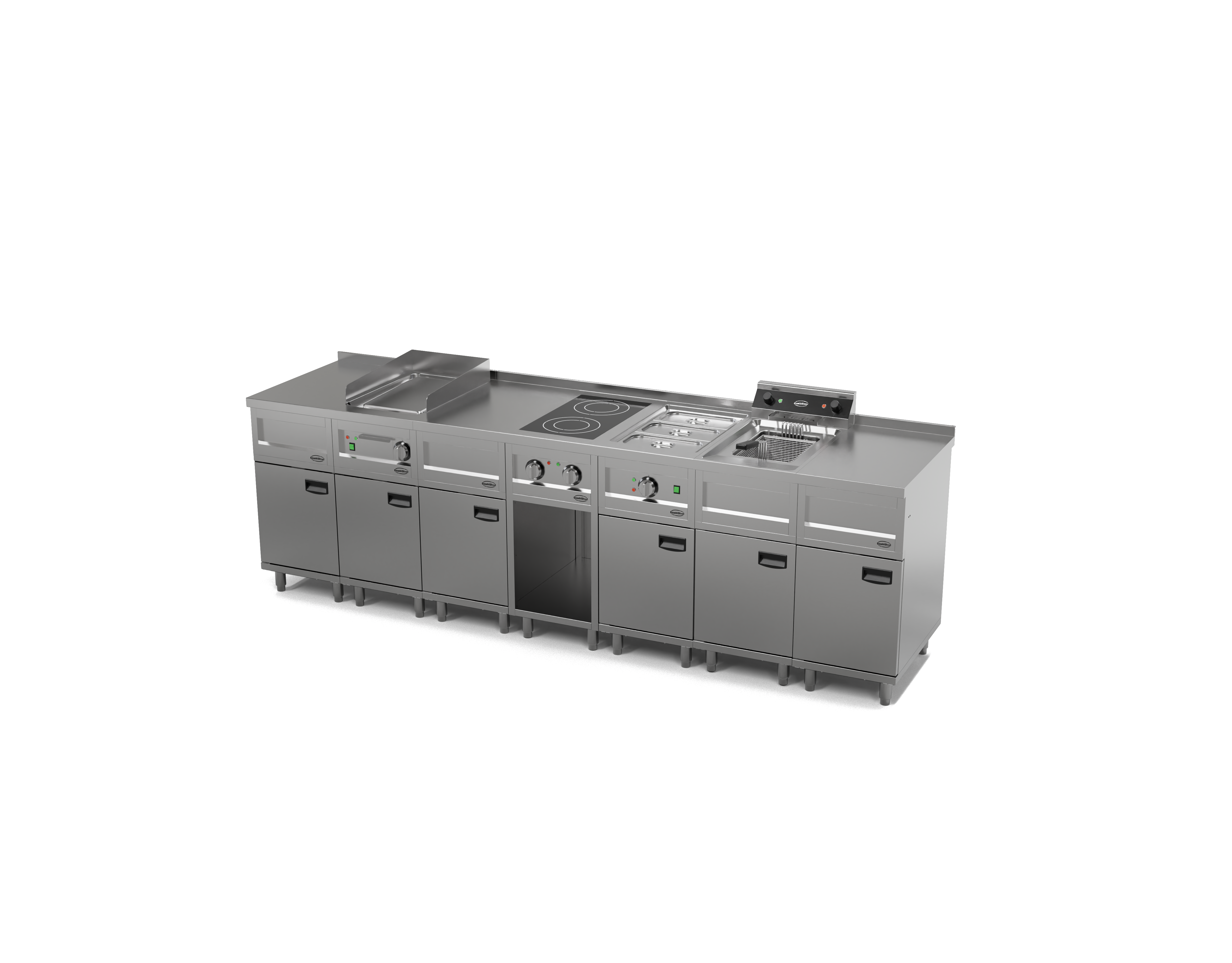 ENTRY 700 CUISINIÈRE À INDUCTION 2 ZONES COMBESTEEL 7545.0005