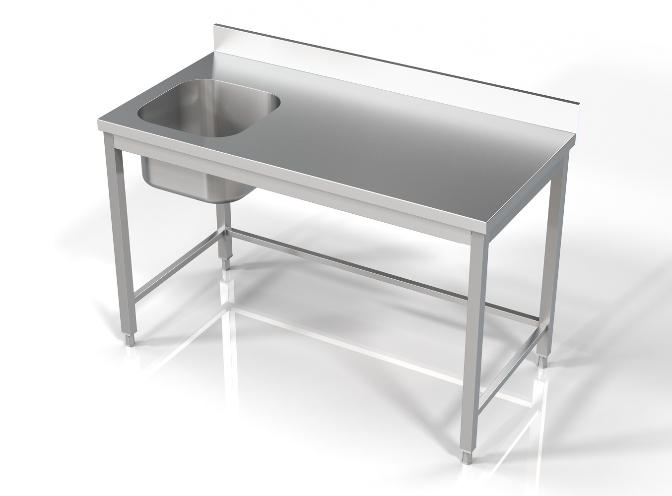 700 BLOC-ÉVIER 1 À GAUCHE 1400 COMBESTEEL 7812.0610