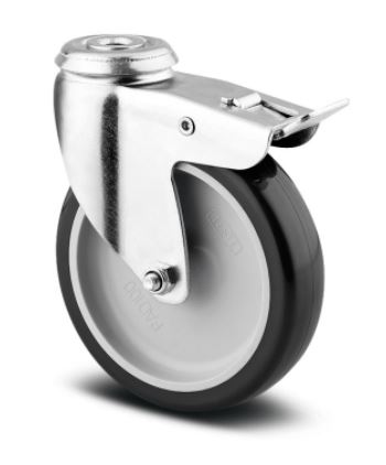 SERIE DE ROUES POUR CHARIOTS DÉBRASSAGE 4X COMBESTEEL 7819.0005