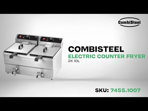 FRITEUSE POSABLE ÉLECTRIQUE 2X10 L COMBISTEEL 7455.1007