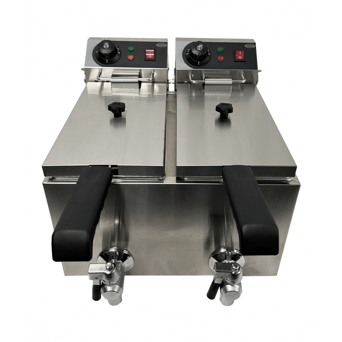 ELECTRIC COUNTER FRYER 2X4 L