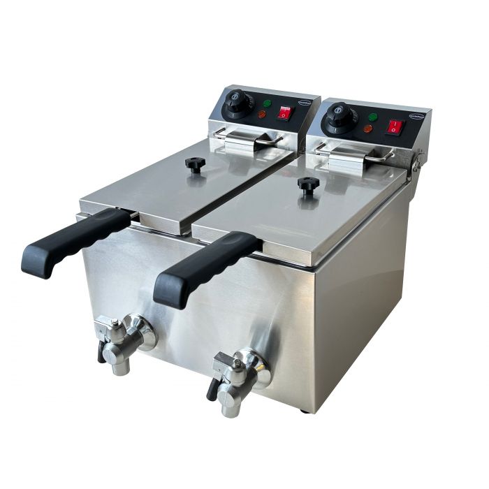 ELECTRIC COUNTER FRYER 2X4 L