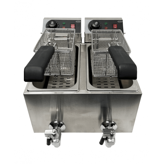 ELECTRIC COUNTER FRYER 2X4 L