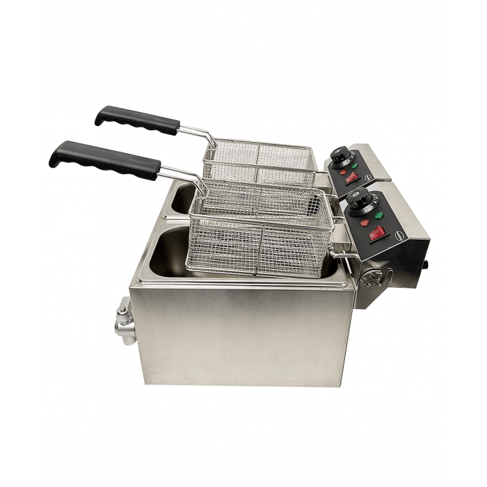 ELECTRIC COUNTER FRYER 2X4 L