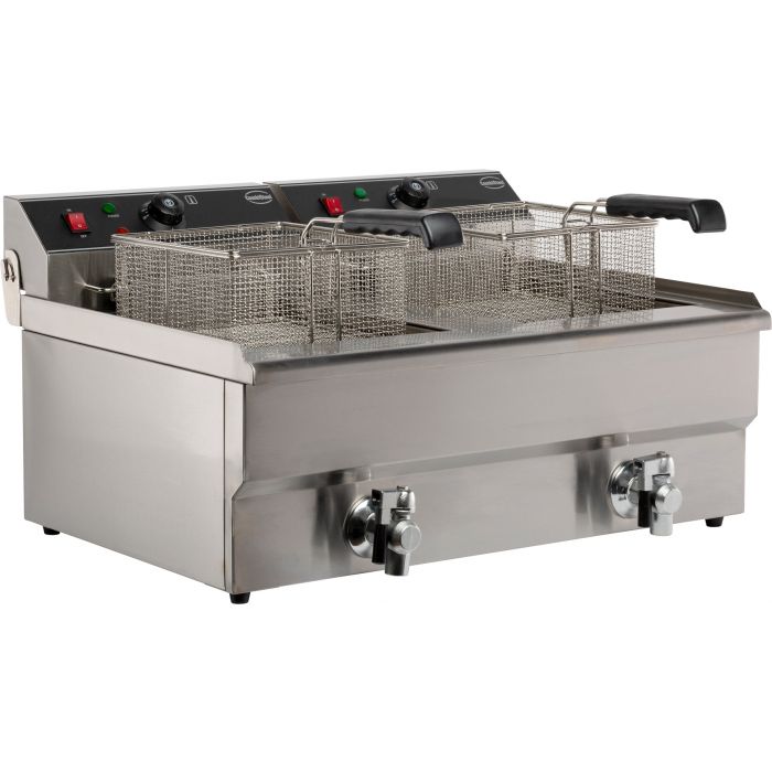 ELECTRIC COUNTER FRYER 2X10 L