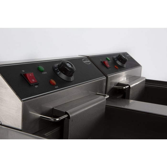 ELECTRIC COUNTER FRYER 2X10 L