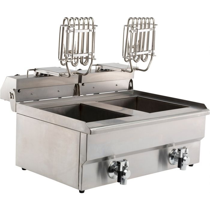 Friteuse pro 1er prix électrique 2 bacs2*triphasé 2x10 l - Combisteel -  Friteuses Snack - référence 7455.1007 - Stock-Direct CHR