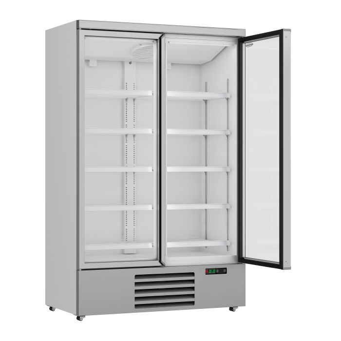 KOELKAST 2 GLASDEUREN JDE-1000R